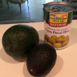 cooking essentials - olives and avocados